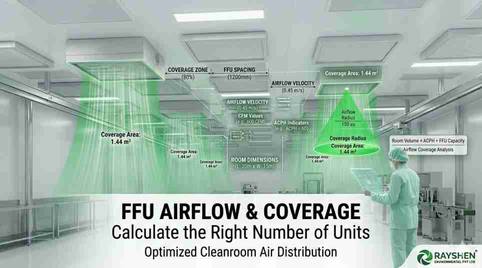 FFU Airflow and Coverage: How to Calculate the Right Number of Units for Any Cleanroom